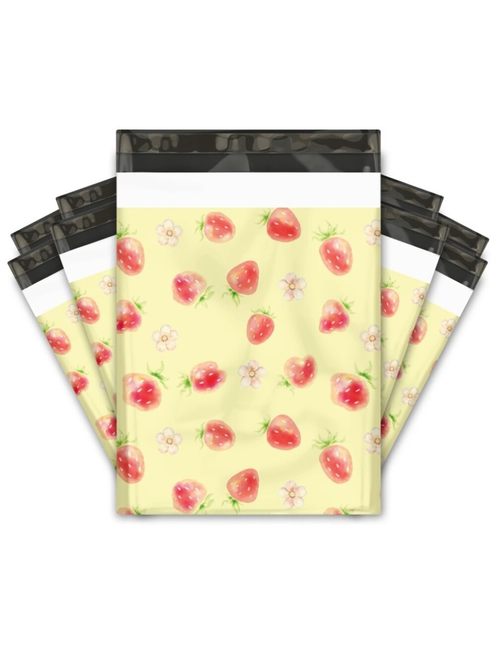 25ct, "STRAWBERRY" 10x13 POLY MAILERS